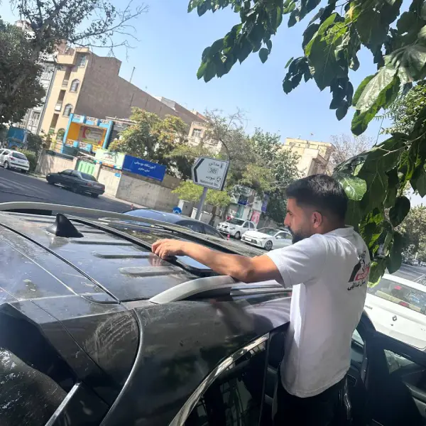 تعویض شیشه سانروف کی ام سی k7