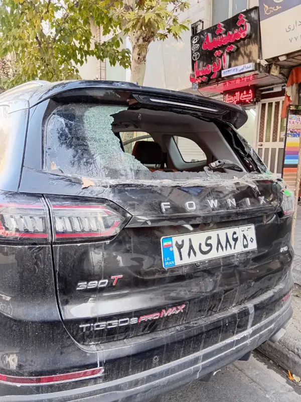 شیشه عقب تیگو 8