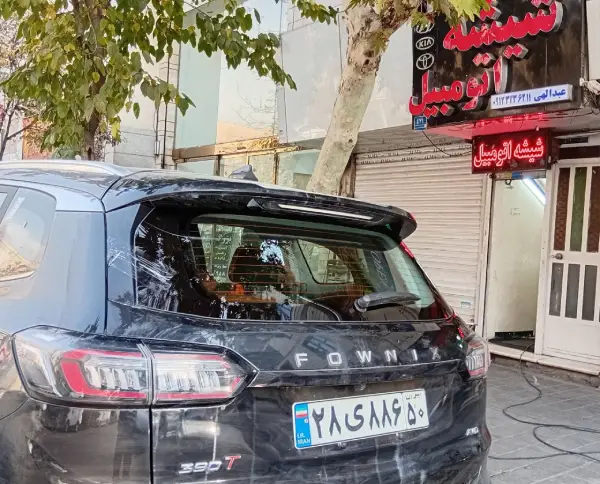 شیشه عقب تیگو 8