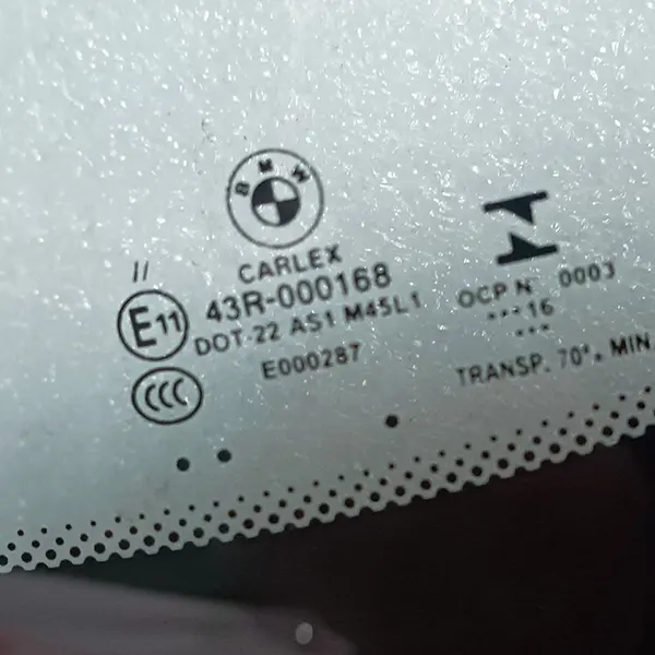 کد فنی شیشه جلو x4