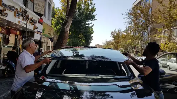 شیشه جلو پورشه ماکان اصلی 