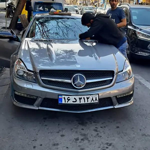 شیشه جلو بنز SL65