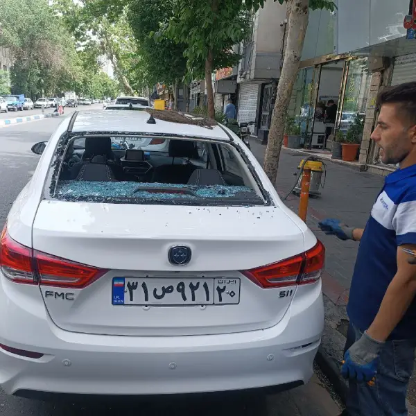 شیشه عقب فردا 511 نصب و تعویض