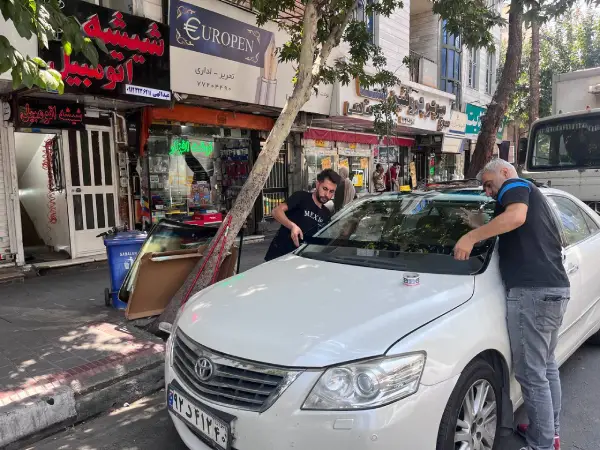 قیمت شیشه جلو تویوتا آریون 2007- 2012