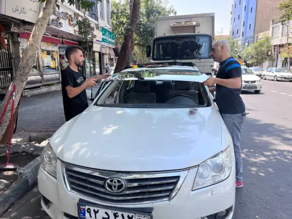 قیمت شیشه جلو تویوتا آریون 2007 -2012