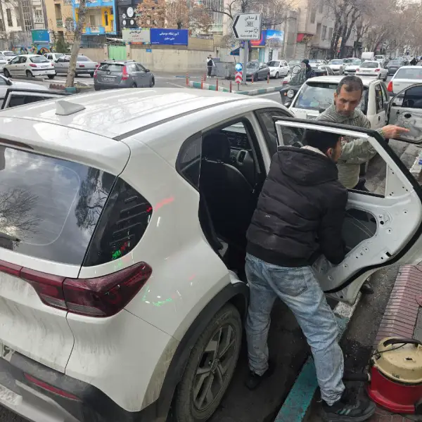 شیشه درب عقب کیا سونت