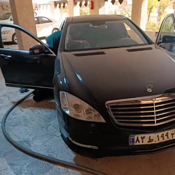 شیشه جلو بنز s500 (1)